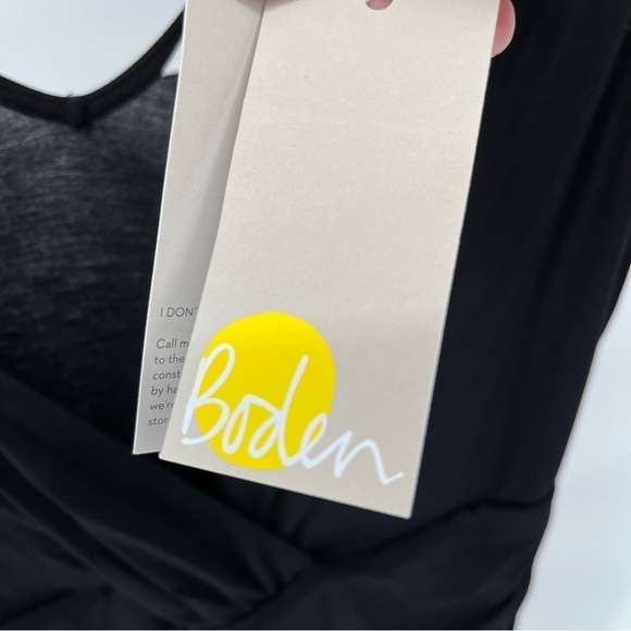 Boden Womens NEW Sleeveless Jersey Midi Dress Size 8L Pockets V-Neck - Picture 7 of 13